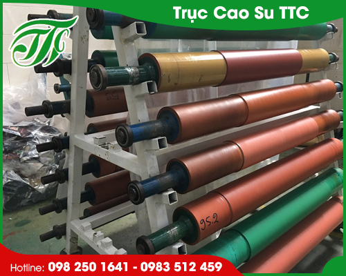 Trục cao su ngành bao bì nhựa
